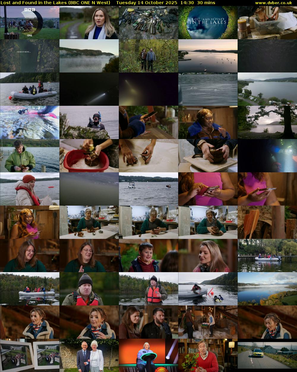 Lost and Found in the Lakes (BBC ONE N West) Tuesday 14 October 2025 14:30 - 15:00