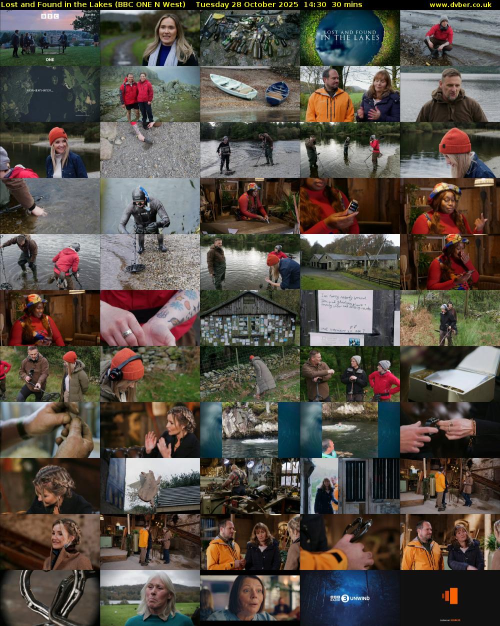 Lost and Found in the Lakes (BBC ONE N West) Tuesday 28 October 2025 14:30 - 15:00