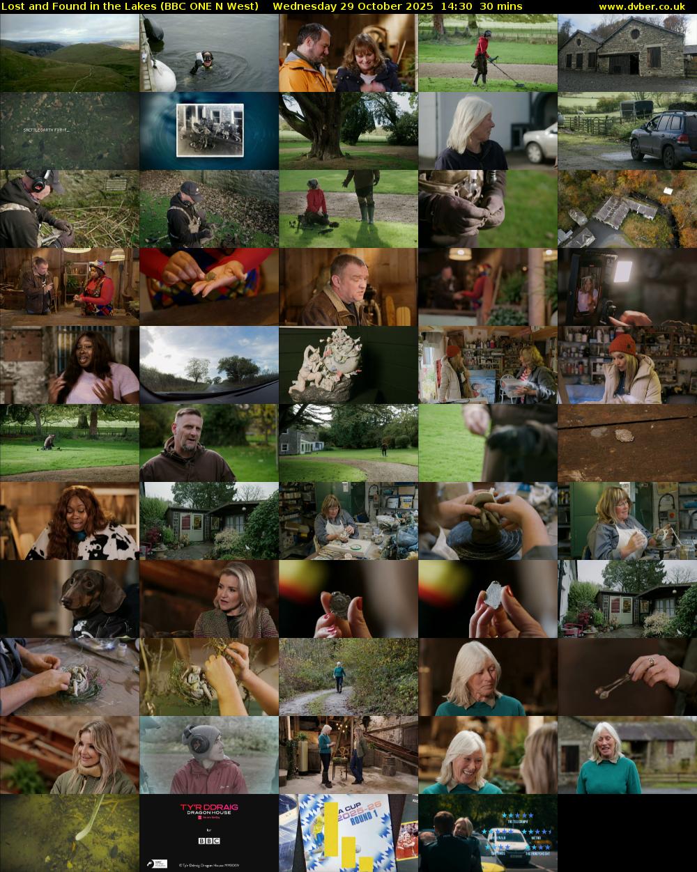 Lost and Found in the Lakes (BBC ONE N West) Wednesday 29 October 2025 14:30 - 15:00