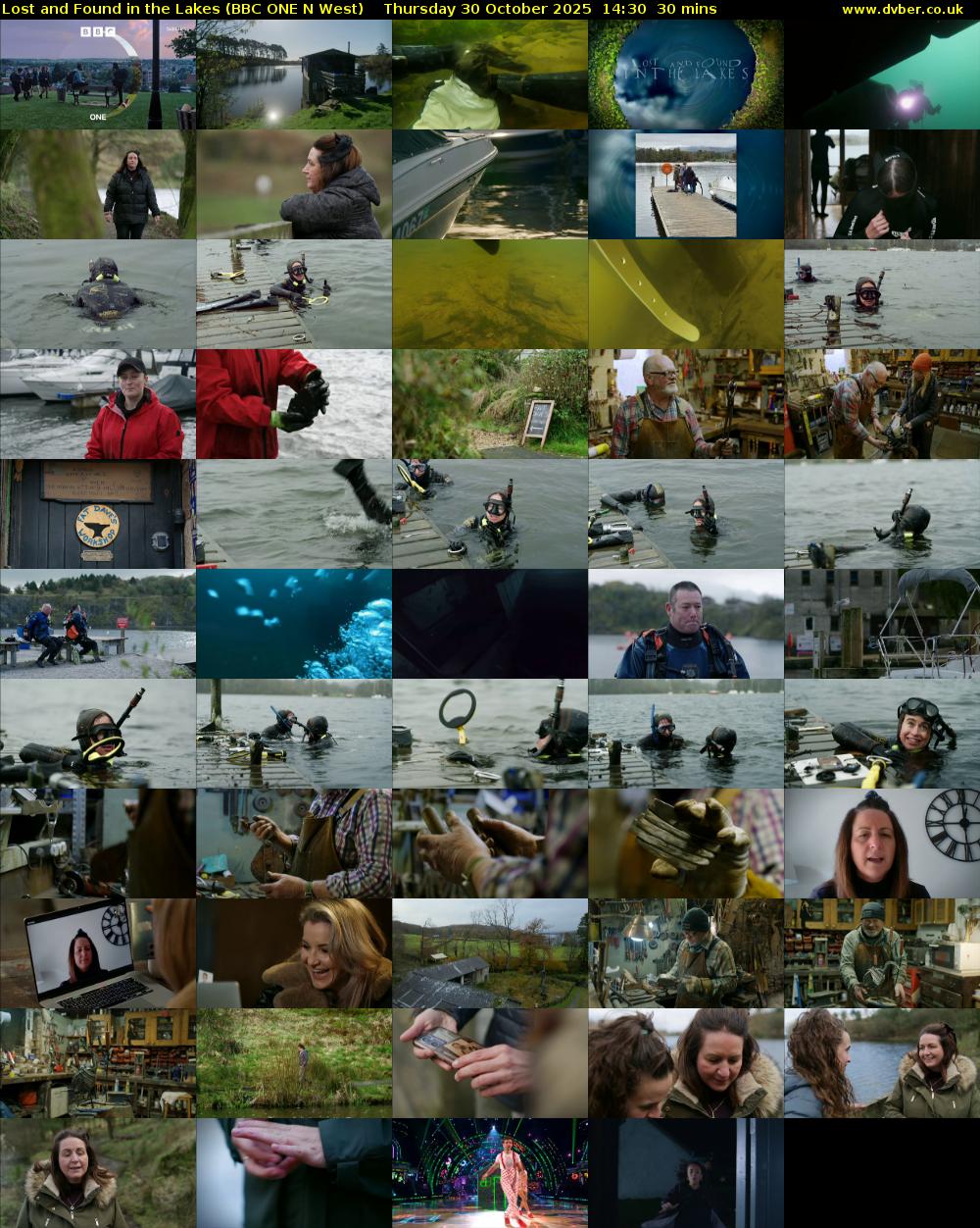 Lost and Found in the Lakes (BBC ONE N West) Thursday 30 October 2025 14:30 - 15:00