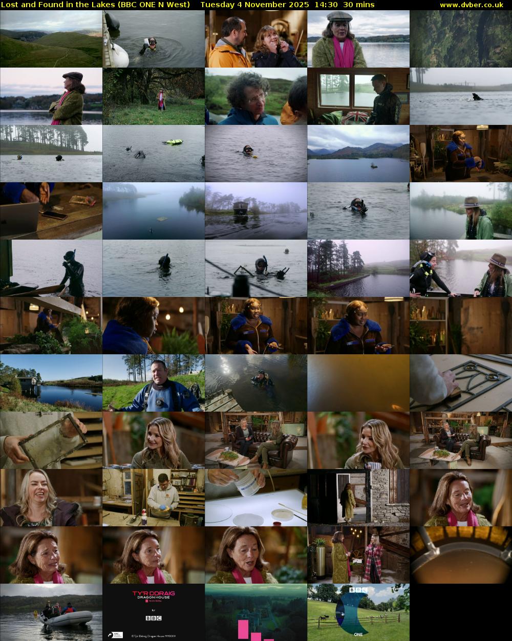 Lost and Found in the Lakes (BBC ONE N West) Tuesday 4 November 2025 14:30 - 15:00
