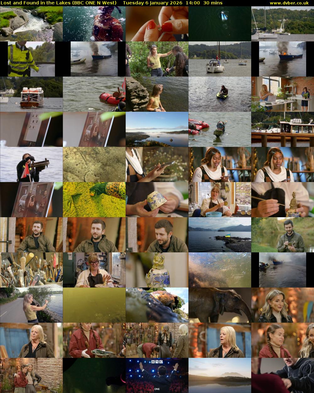 Lost and Found in the Lakes (BBC ONE N West) Tuesday 6 January 2026 14:00 - 14:30