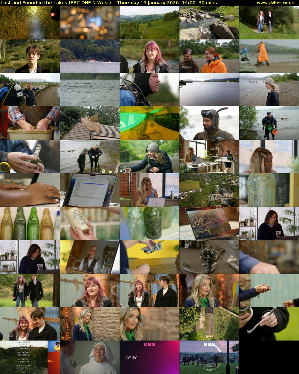 Lost and Found in the Lakes (BBC ONE N West) Thursday 15 January 2026 14:00 - 14:30