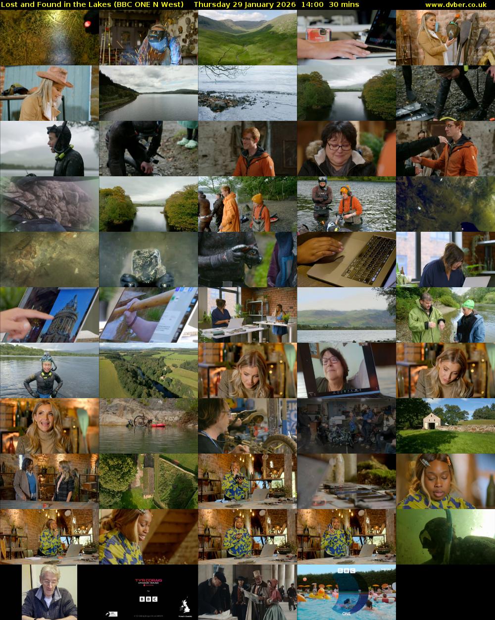 Lost and Found in the Lakes (BBC ONE N West) Thursday 29 January 2026 14:00 - 14:30