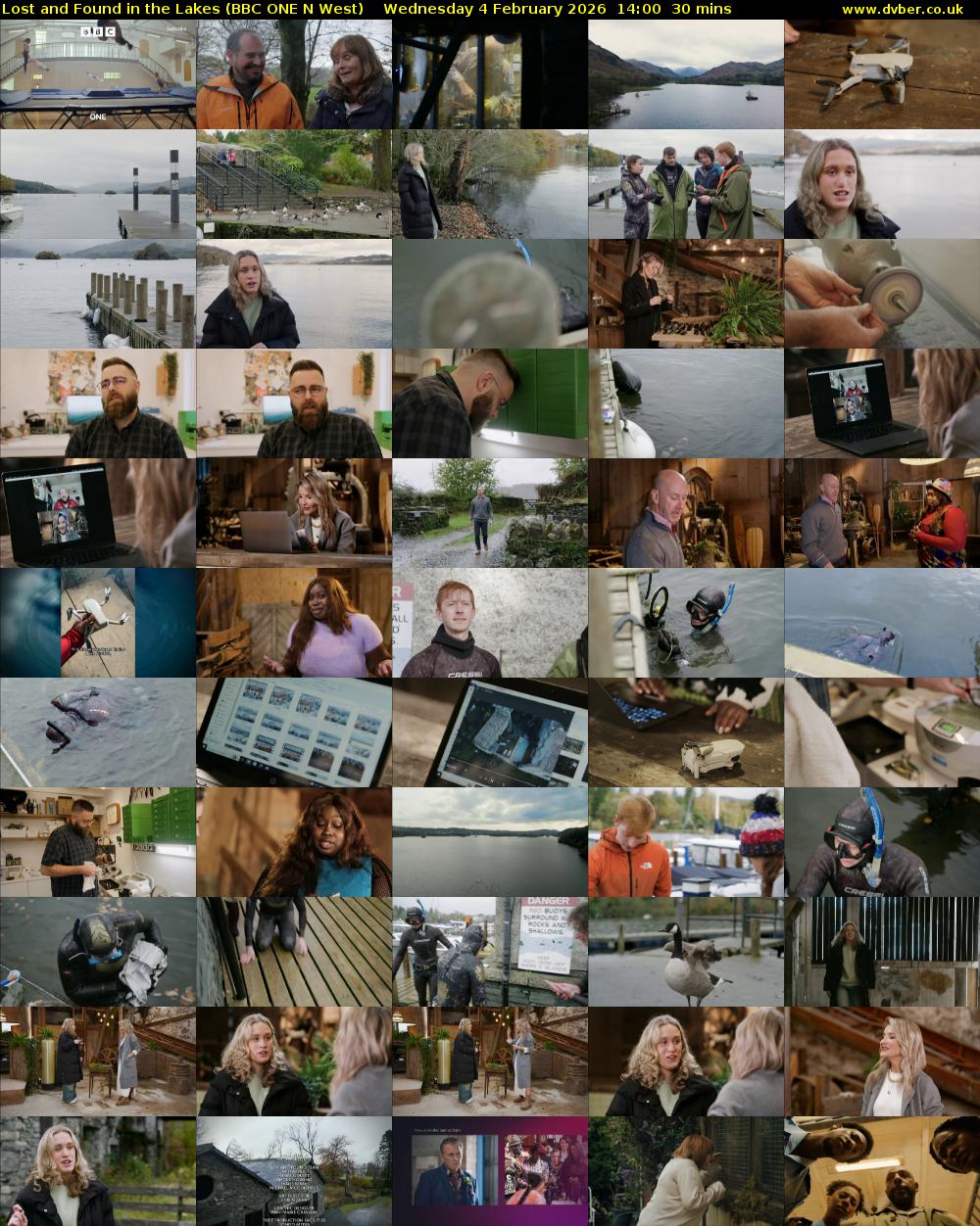 Lost and Found in the Lakes (BBC ONE N West) Wednesday 4 February 2026 14:00 - 14:30