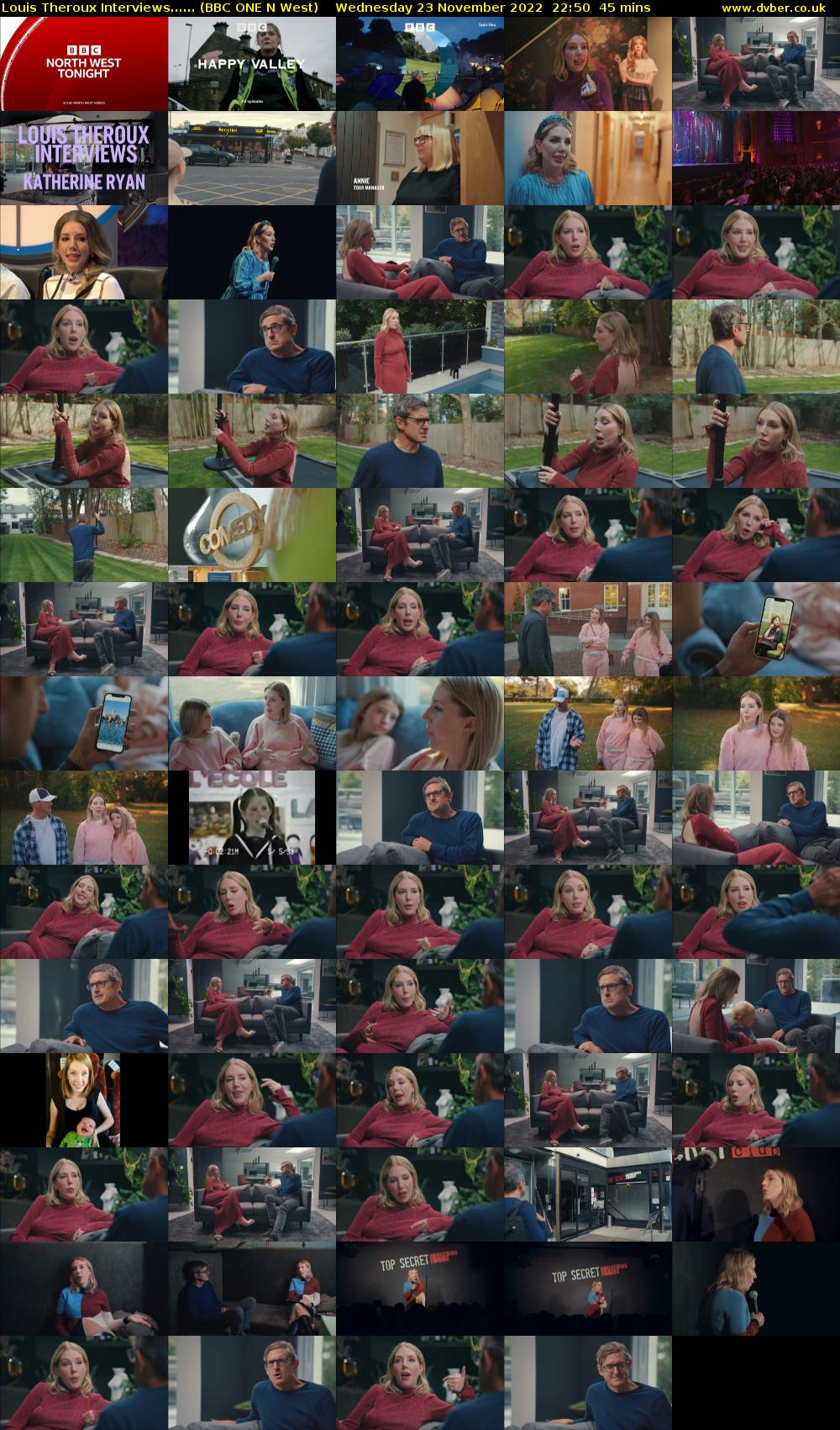 Louis Theroux Interviews...... (BBC ONE N West) Wednesday 23 November 2022 22:50 - 23:35