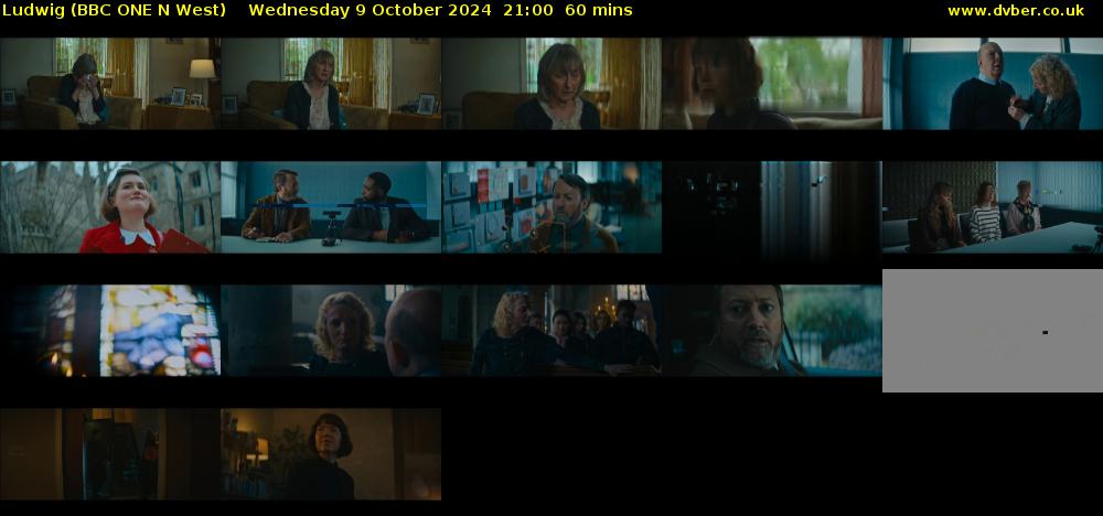 Ludwig (BBC ONE N West) Wednesday 9 October 2024 21:00 - 22:00