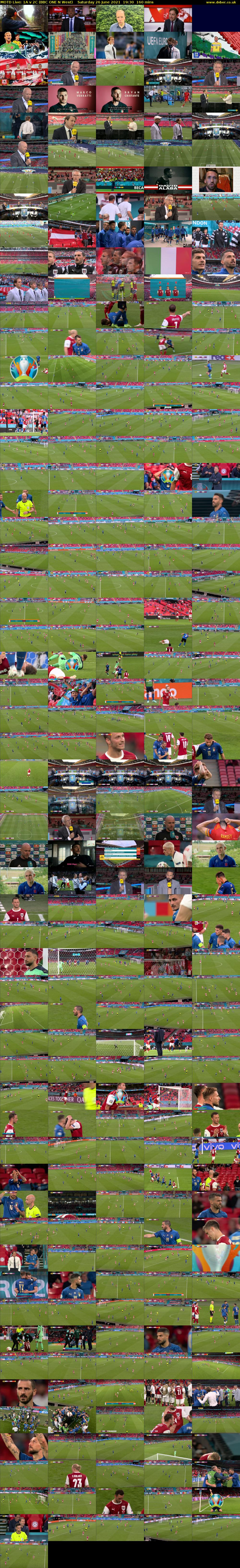 MOTD Live: 1A v 2C (BBC ONE N West) Saturday 26 June 2021 19:30 - 22:10
