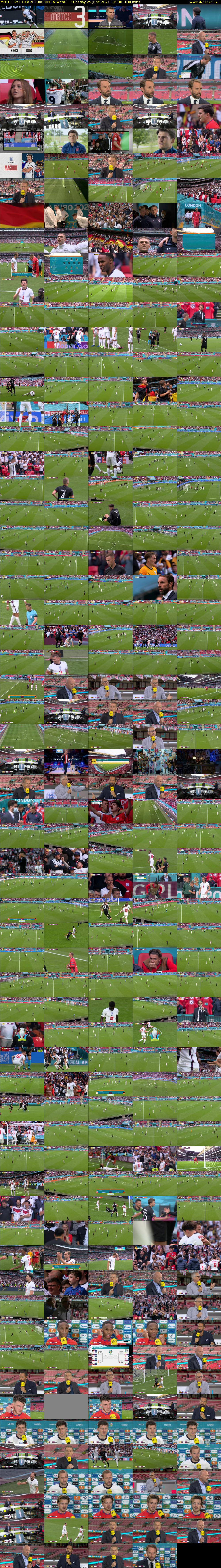 MOTD Live: 1D v 2F (BBC ONE N West) Tuesday 29 June 2021 16:30 - 19:30