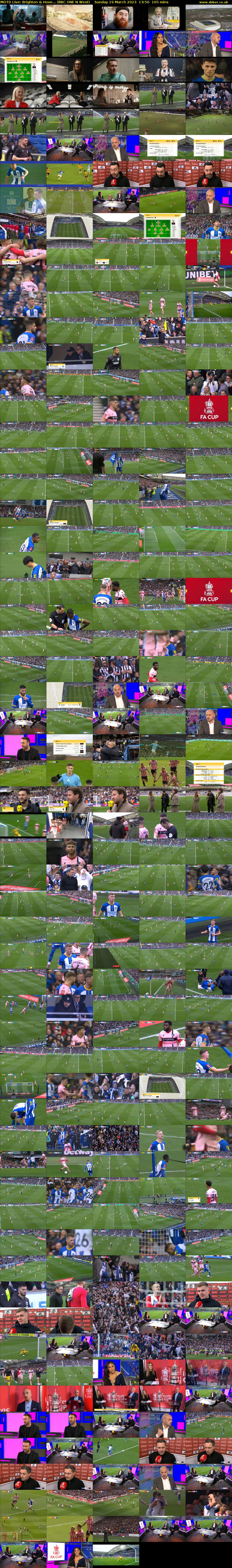 MOTD Live: Brighton & Hove... (BBC ONE N West) Sunday 19 March 2023 13:50 - 16:35