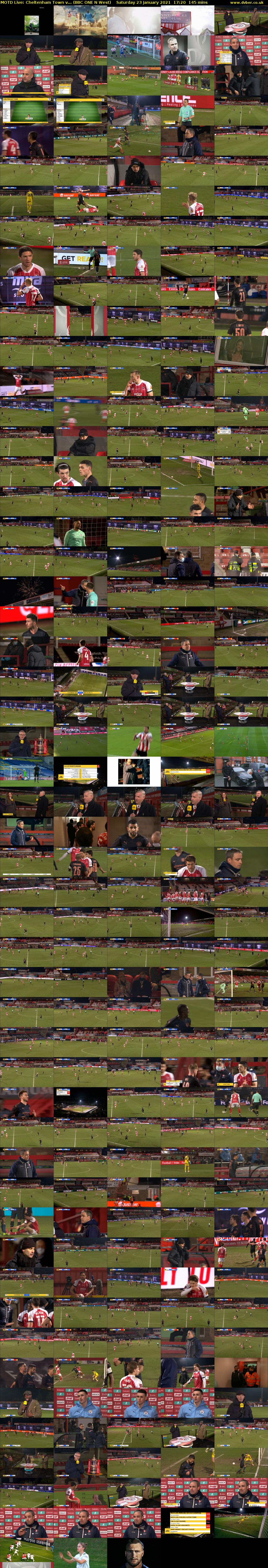 MOTD Live: Cheltenham Town v... (BBC ONE N West) Saturday 23 January 2021 17:20 - 19:45