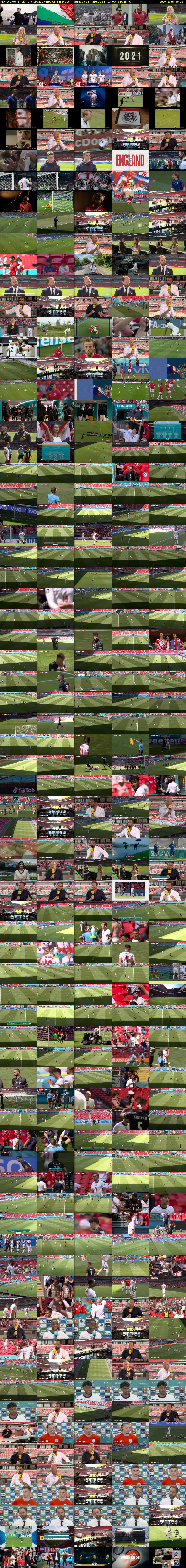 MOTD Live: England v Croatia (BBC ONE N West) Sunday 13 June 2021 13:00 - 16:30
