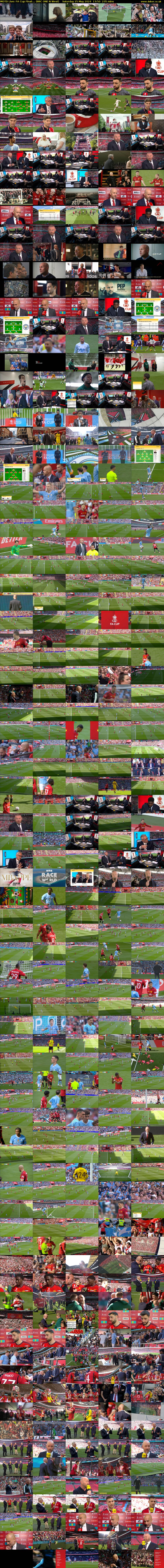 MOTD Live: FA Cup Final:... (BBC ONE N West) Saturday 25 May 2024 13:50 - 17:45
