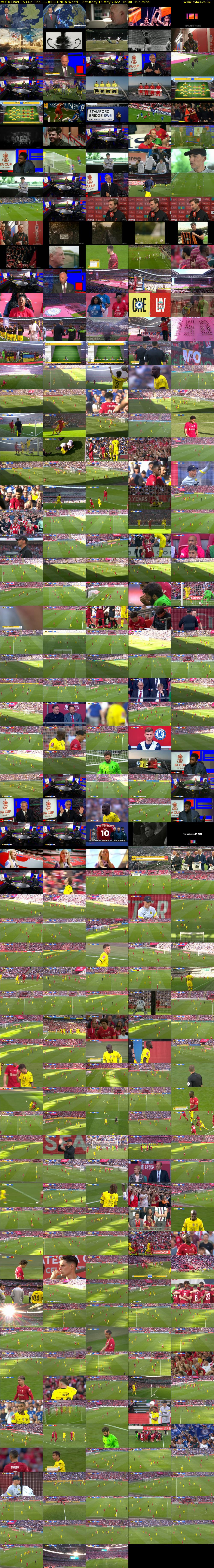 MOTD Live: FA Cup Final -... (BBC ONE N West) Saturday 14 May 2022 16:00 - 19:15