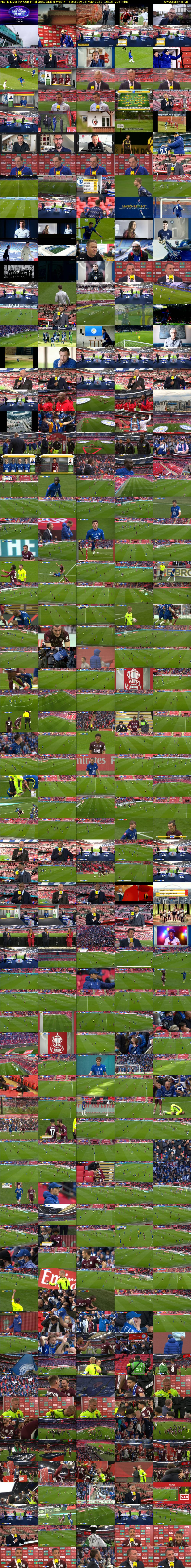 MOTD Live: FA Cup Final (BBC ONE N West) Saturday 15 May 2021 16:15 - 19:40