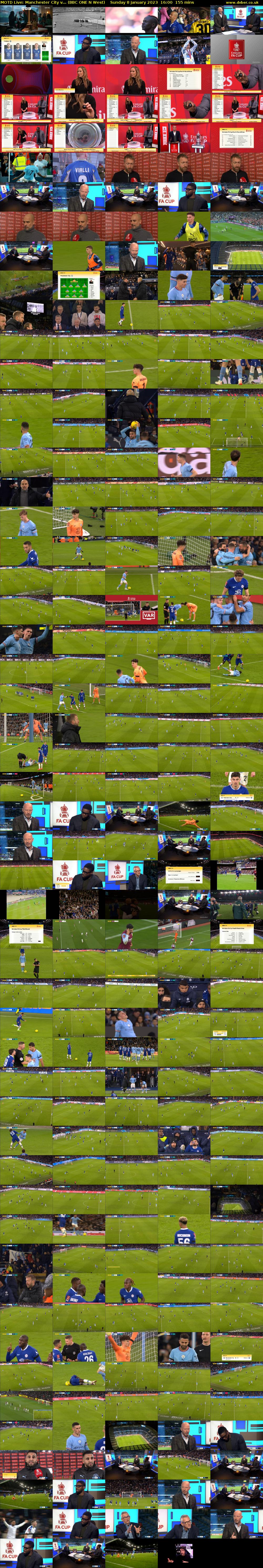 MOTD Live: Manchester City v... (BBC ONE N West) Sunday 8 January 2023 16:00 - 18:35