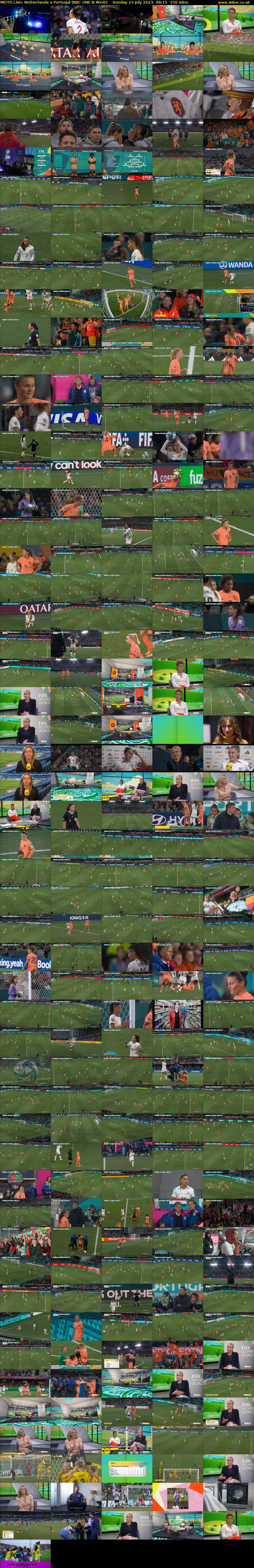 MOTD Live: Netherlands v Portugal (BBC ONE N West) Sunday 23 July 2023 08:15 - 10:45