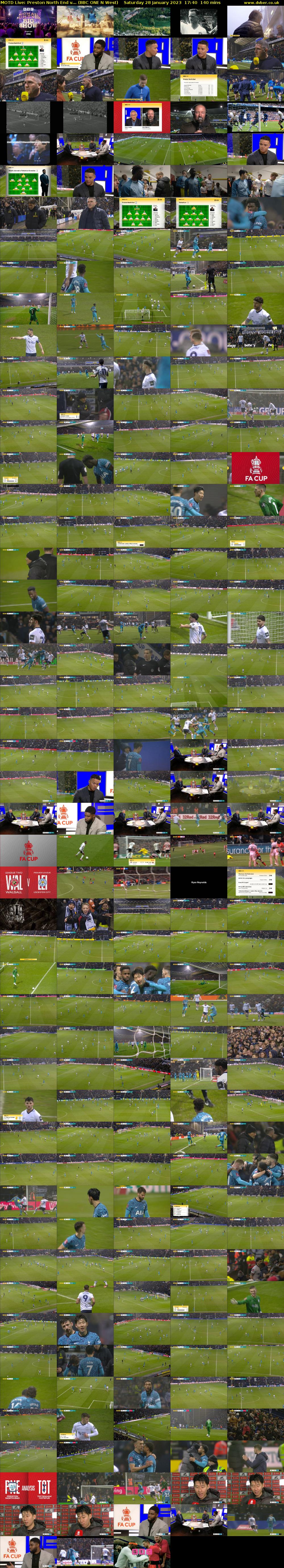 MOTD Live: Preston North End v... (BBC ONE N West) Saturday 28 January 2023 17:40 - 20:00