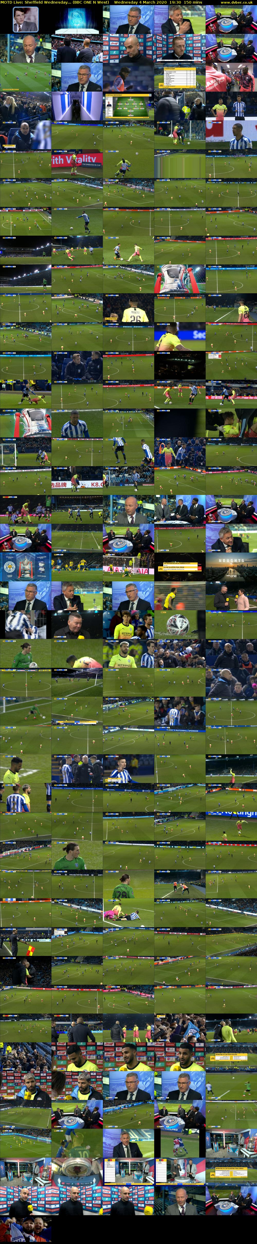 MOTD Live: Sheffield Wednesday... (BBC ONE N West) Wednesday 4 March 2020 19:30 - 22:00