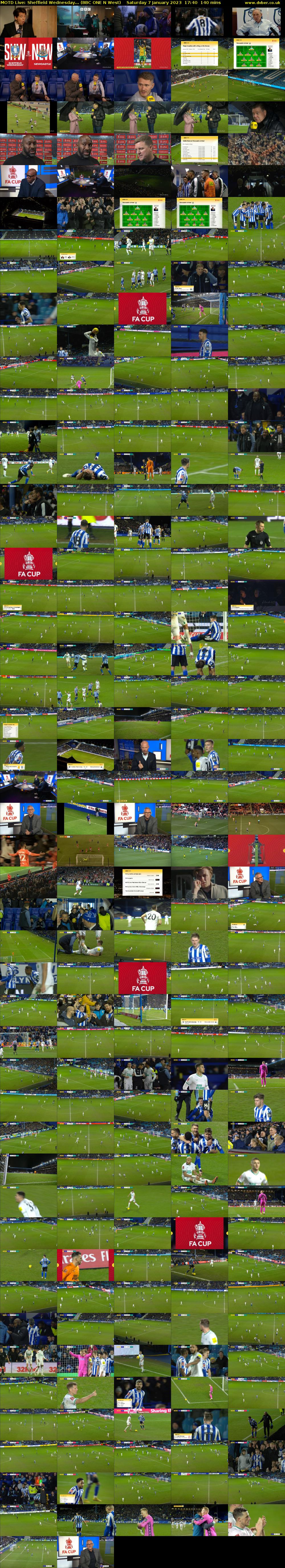 MOTD Live: Sheffield Wednesday... (BBC ONE N West) Saturday 7 January 2023 17:40 - 20:00