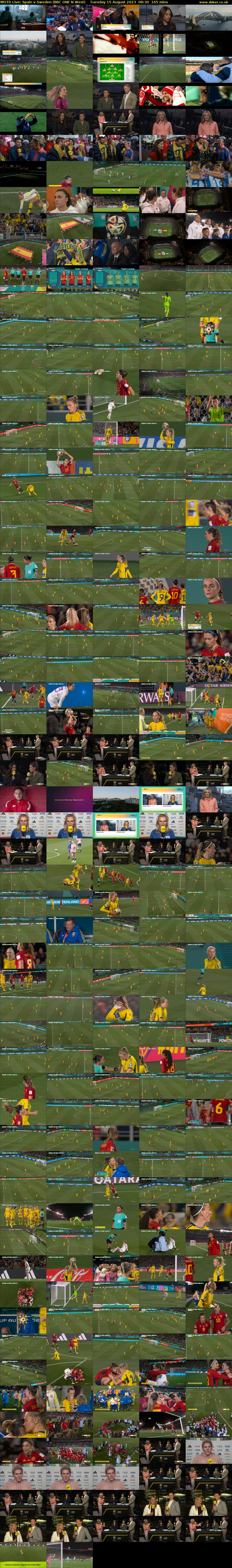 MOTD Live: Spain v Sweden (BBC ONE N West) Tuesday 15 August 2023 08:30 - 11:15