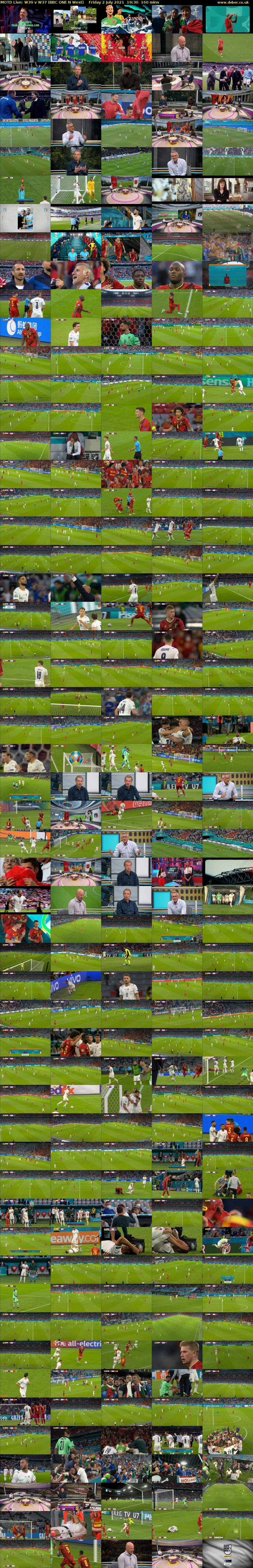 MOTD Live: W39 v W37 (BBC ONE N West) Friday 2 July 2021 19:30 - 22:10