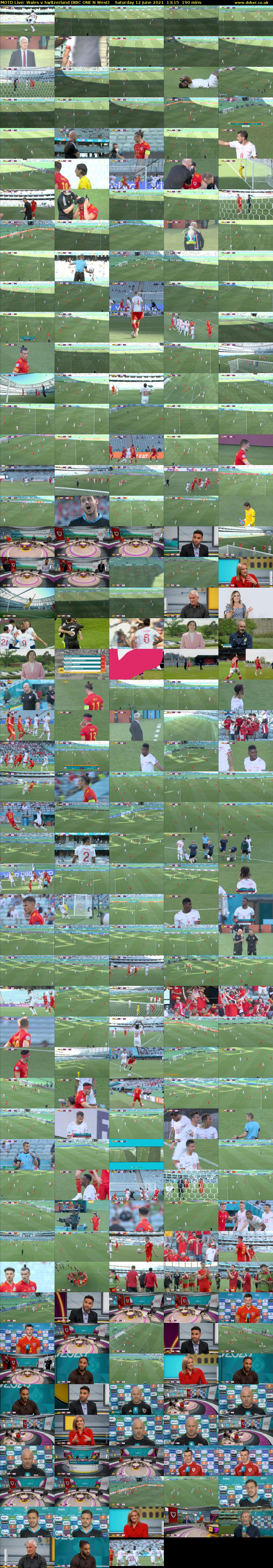 MOTD Live: Wales v Switzerland (BBC ONE N West) Saturday 12 June 2021 13:15 - 16:25
