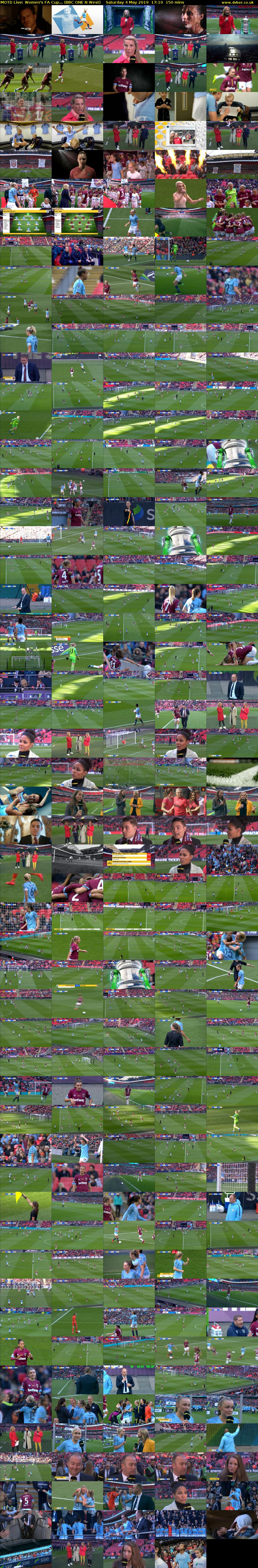 MOTD Live: Women's FA Cup... (BBC ONE N West) Saturday 4 May 2019 17:10 - 19:40