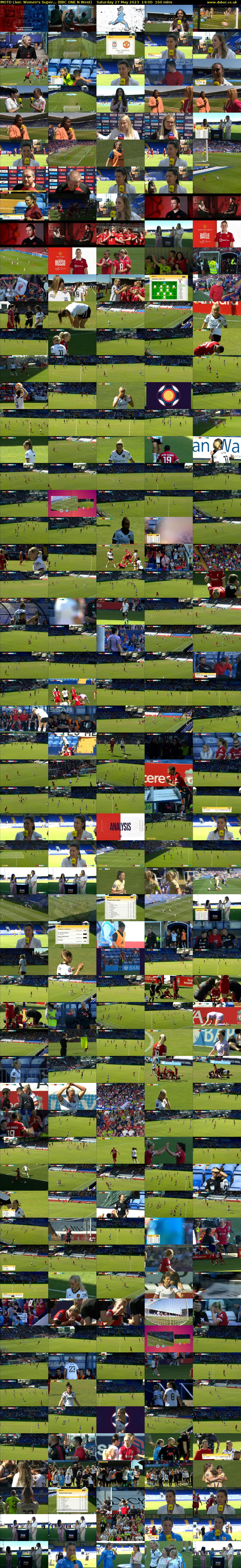 MOTD Live: Women's Super... (BBC ONE N West) Saturday 27 May 2023 14:00 - 16:40