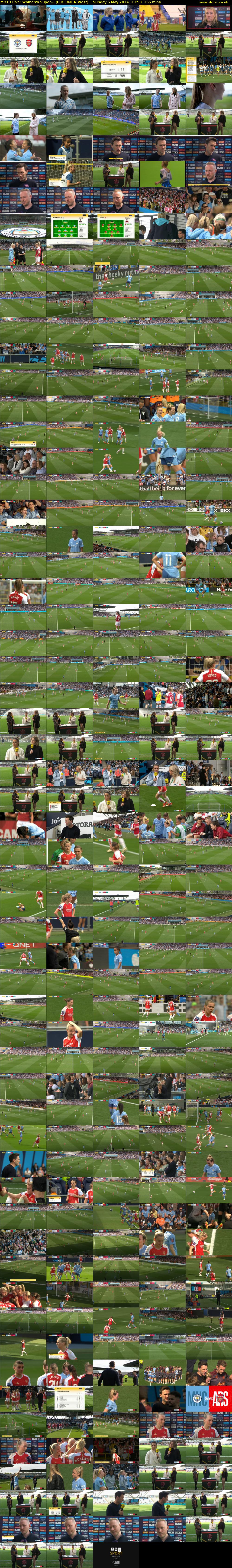 MOTD Live: Women's Super... (BBC ONE N West) Sunday 5 May 2024 13:50 - 16:35