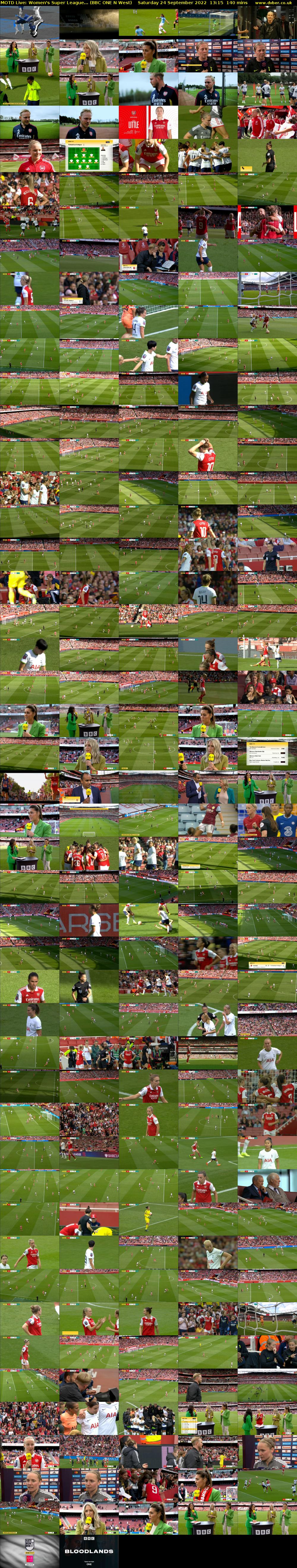 MOTD Live: Women's Super League... (BBC ONE N West) Saturday 24 September 2022 13:15 - 15:35