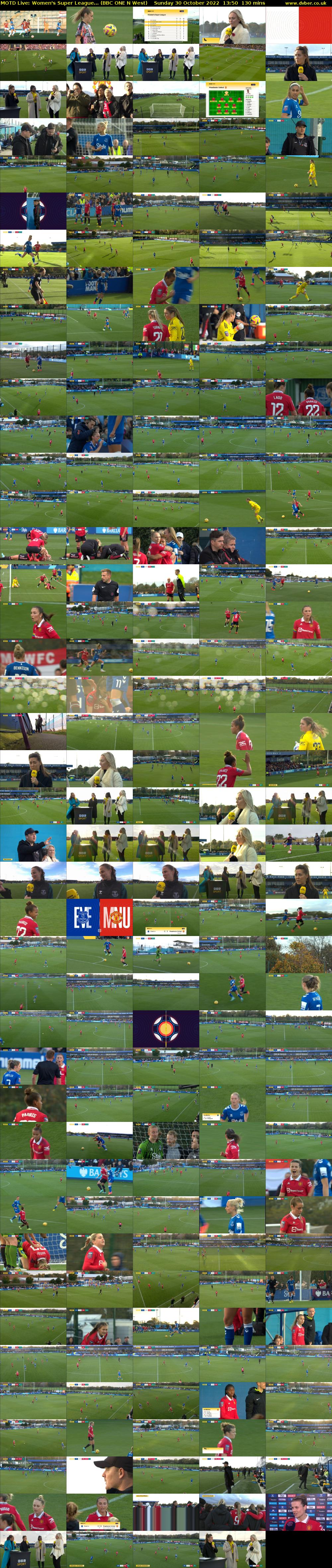MOTD Live: Women's Super League... (BBC ONE N West) Sunday 30 October 2022 13:50 - 16:00