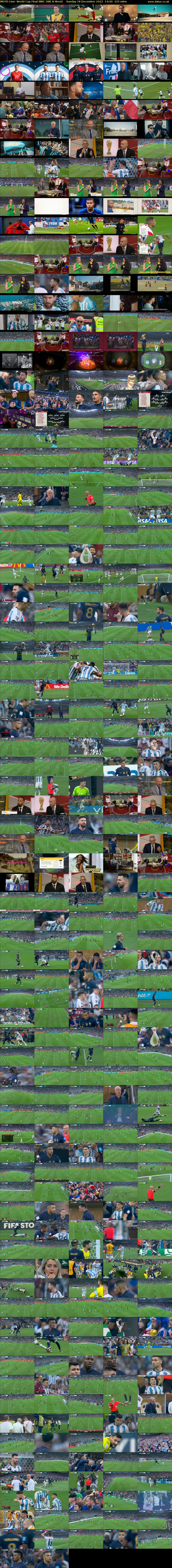 MOTD Live: World Cup Final (BBC ONE N West) Sunday 18 December 2022 14:00 - 17:45