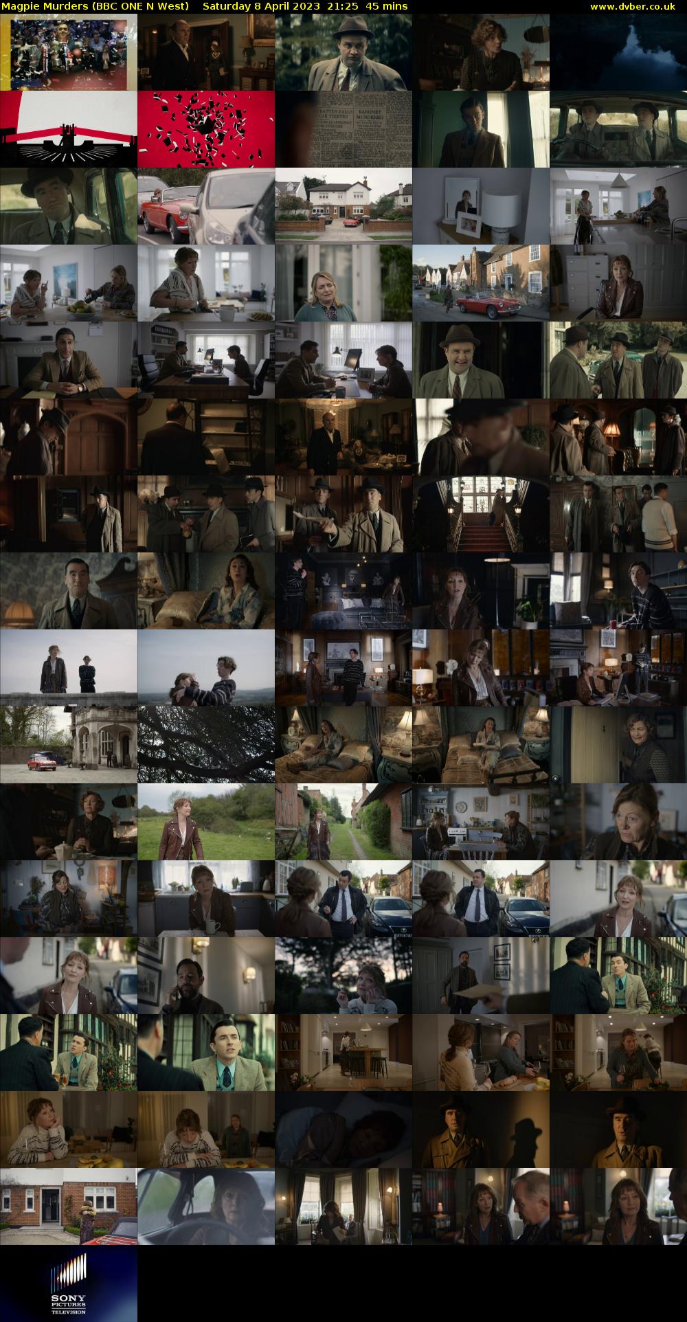 Magpie Murders (BBC ONE N West) Saturday 8 April 2023 21:25 - 22:10