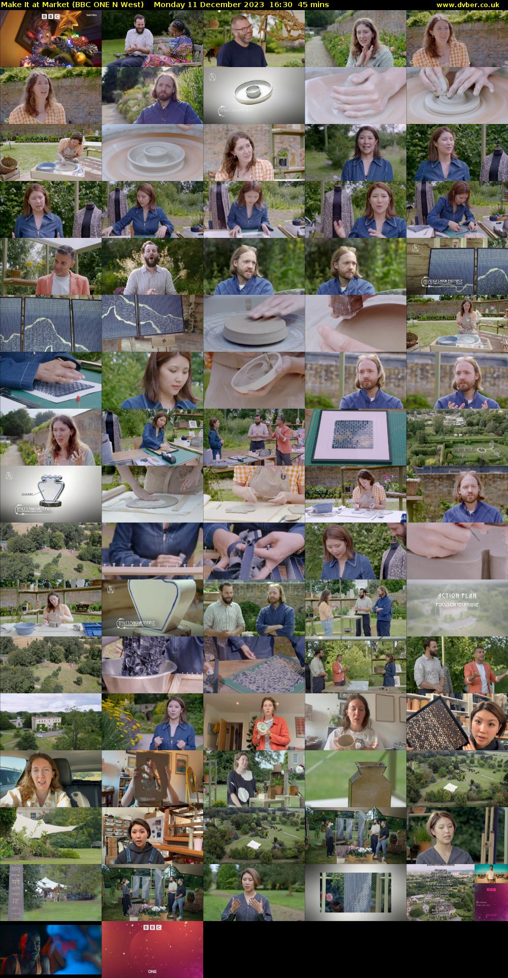 Make It at Market (BBC ONE N West) Monday 11 December 2023 16:30 - 17:15