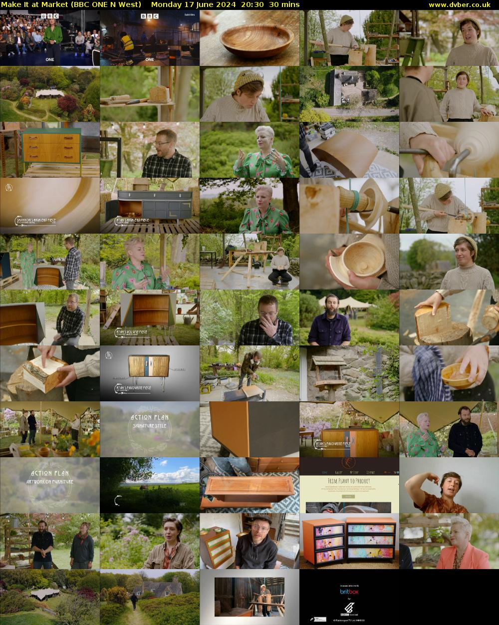 Make It at Market (BBC ONE N West) Monday 17 June 2024 20:30 - 21:00