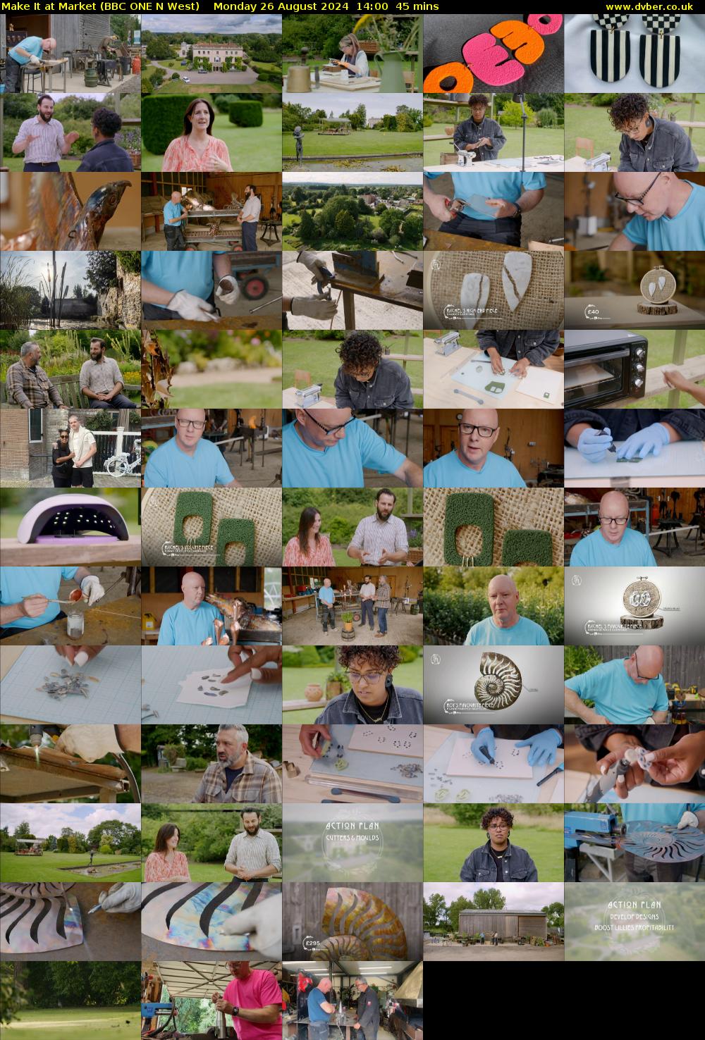 Make It at Market (BBC ONE N West) Monday 26 August 2024 14:00 - 14:45