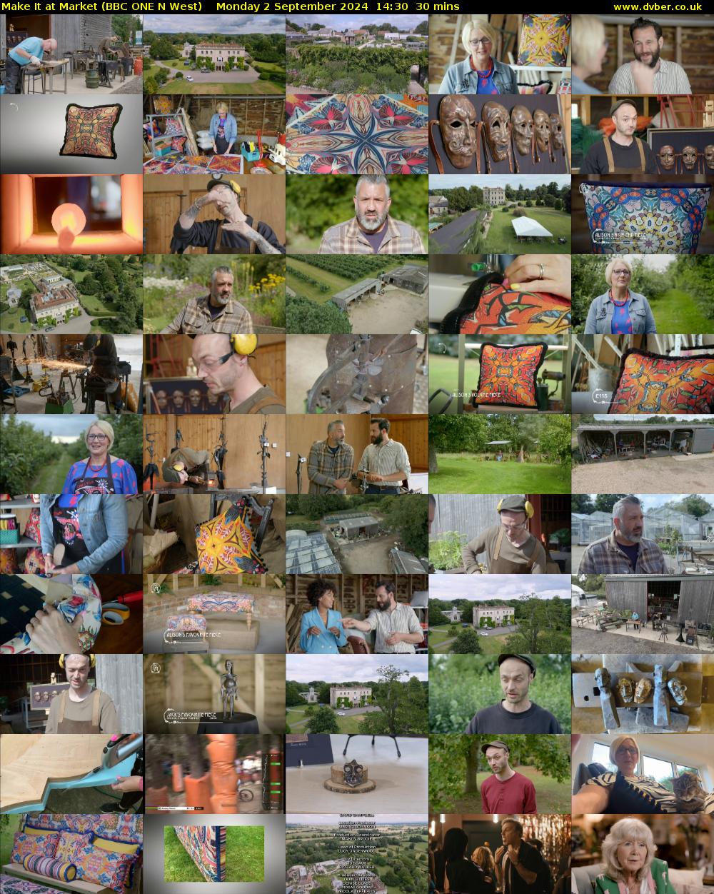 Make It at Market (BBC ONE N West) Monday 2 September 2024 14:30 - 15:00