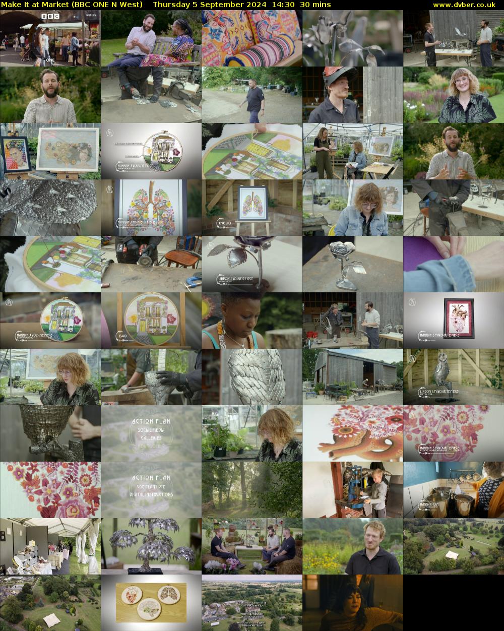 Make It at Market (BBC ONE N West) Thursday 5 September 2024 14:30 - 15:00