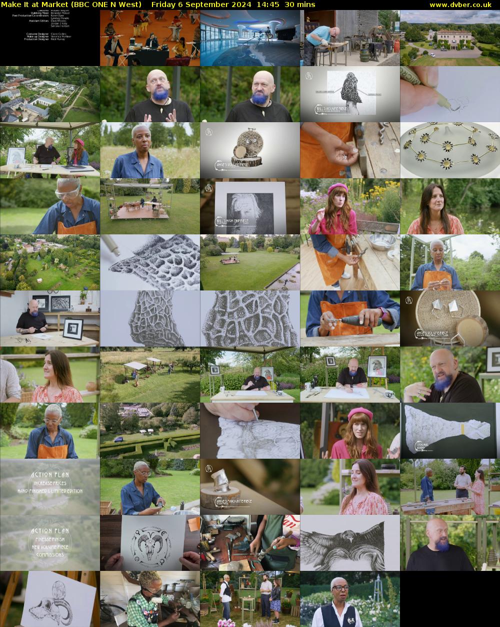 Make It at Market (BBC ONE N West) Friday 6 September 2024 14:45 - 15:15