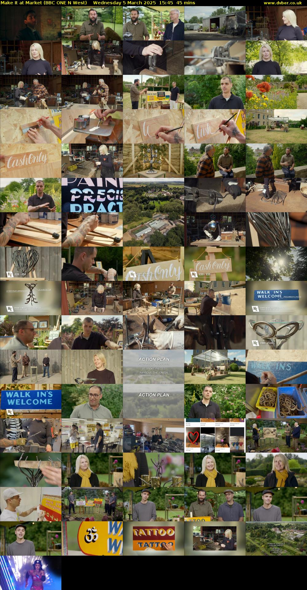 Make It at Market (BBC ONE N West) Wednesday 5 March 2025 15:45 - 16:30