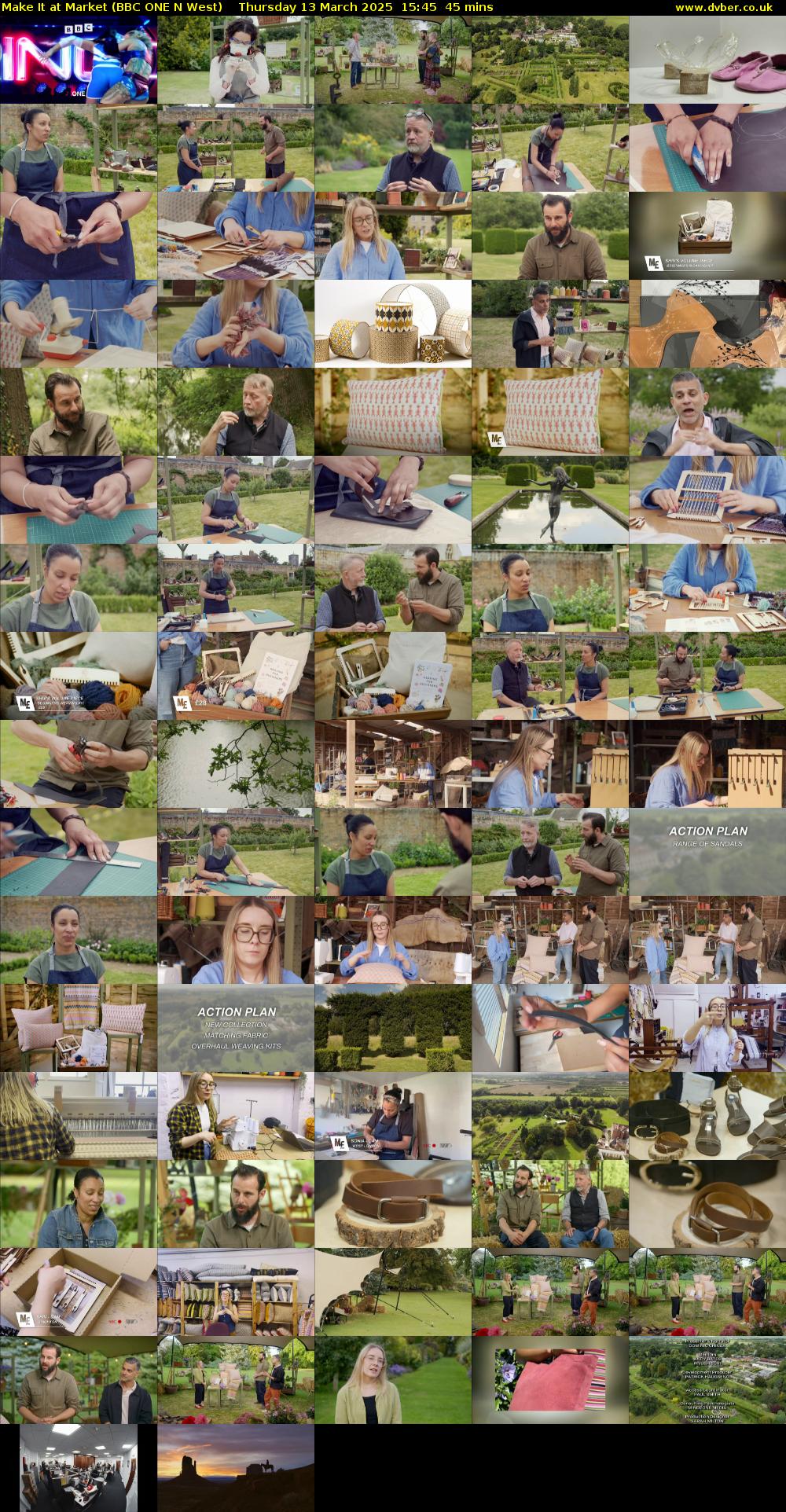 Make It at Market (BBC ONE N West) Thursday 13 March 2025 15:45 - 16:30