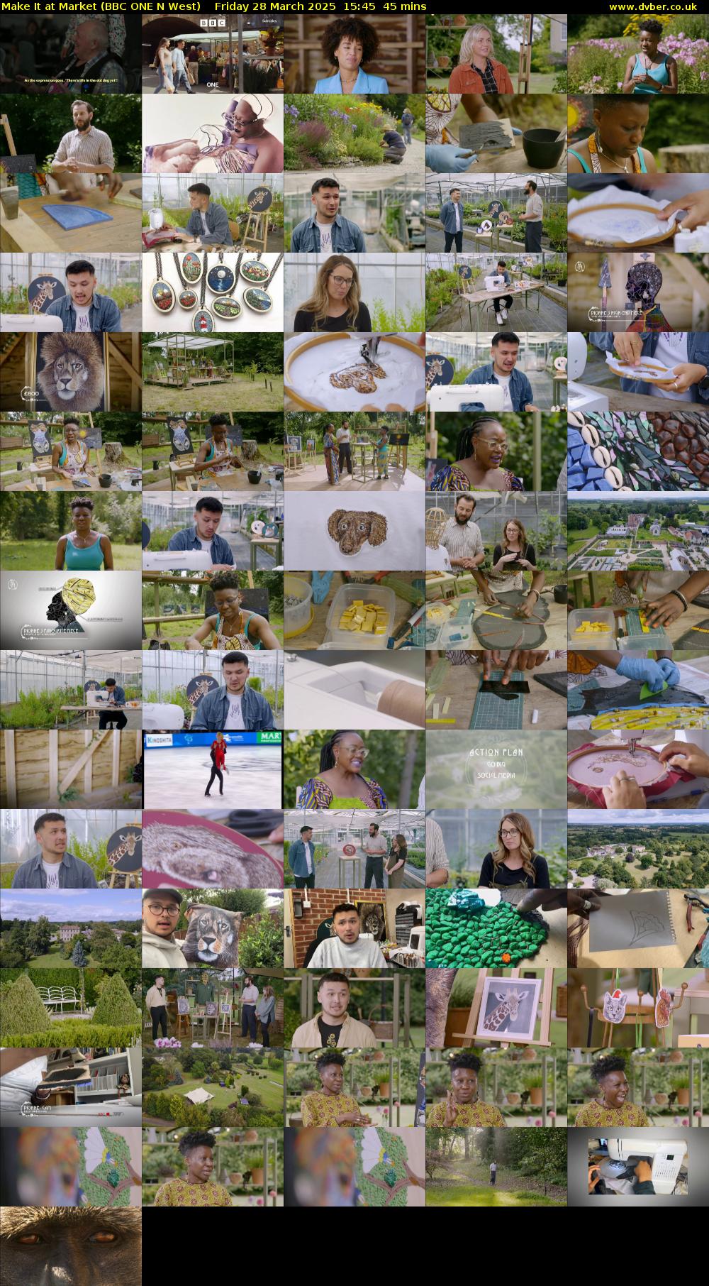 Make It at Market (BBC ONE N West) Friday 28 March 2025 15:45 - 16:30