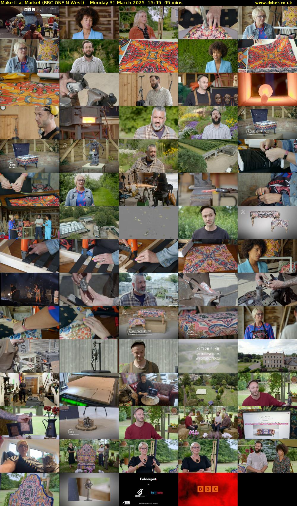 Make It at Market (BBC ONE N West) Monday 31 March 2025 15:45 - 16:30