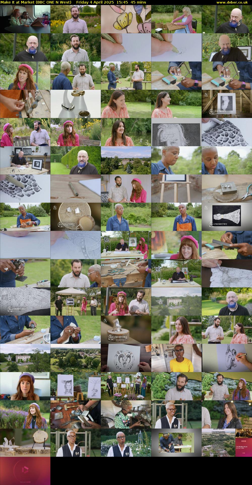 Make It at Market (BBC ONE N West) Friday 4 April 2025 15:45 - 16:30
