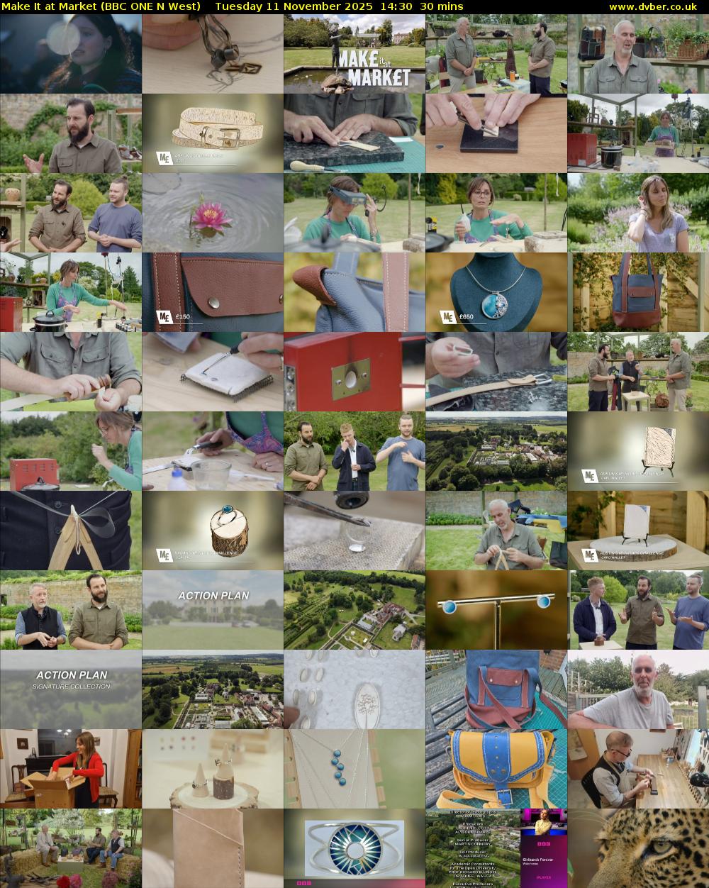 Make It at Market (BBC ONE N West) Tuesday 11 November 2025 14:30 - 15:00