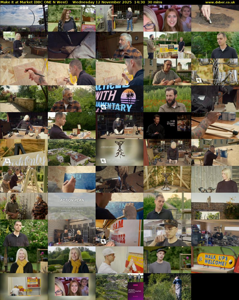 Make It at Market (BBC ONE N West) Wednesday 12 November 2025 14:30 - 15:00