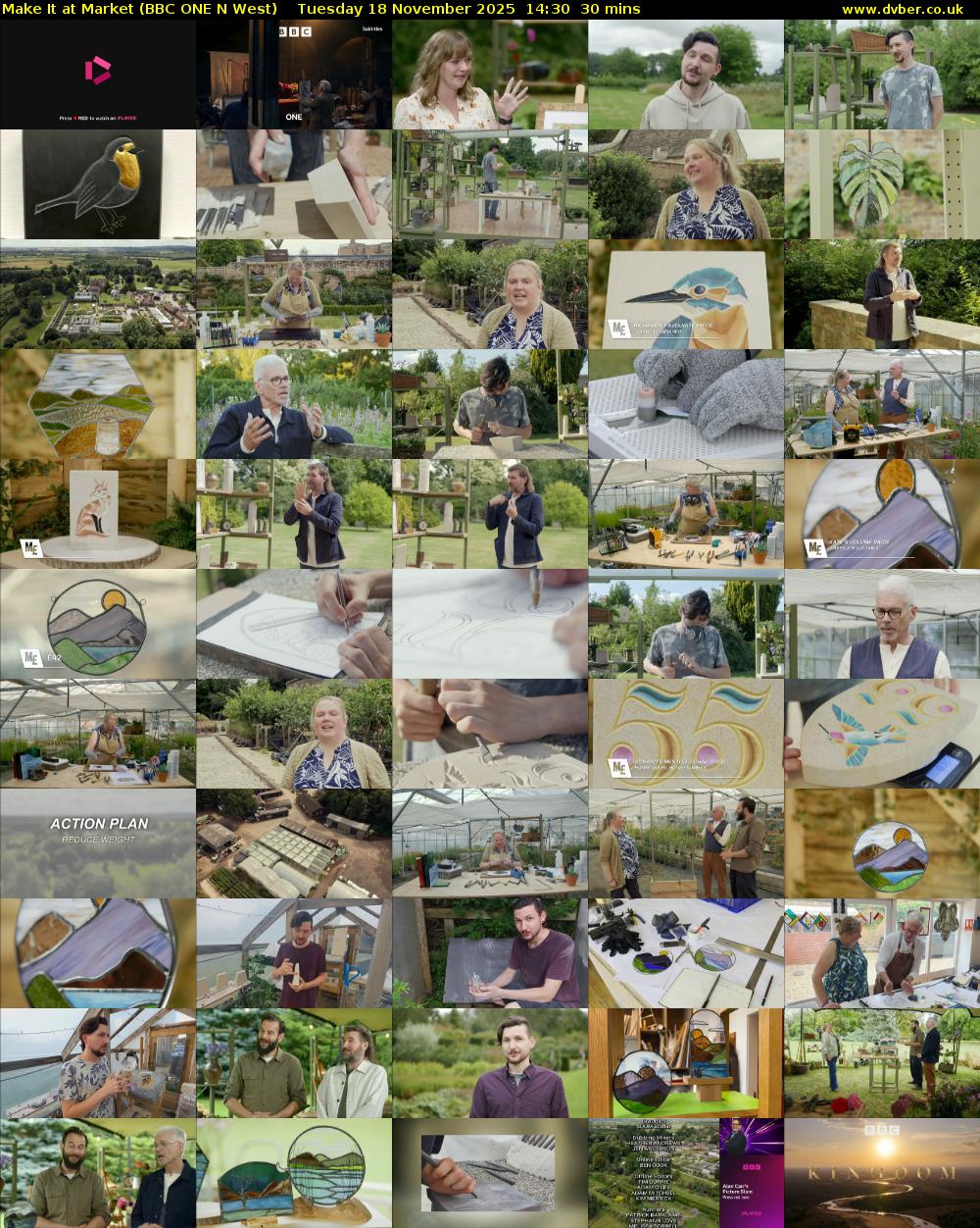 Make It at Market (BBC ONE N West) Tuesday 18 November 2025 14:30 - 15:00