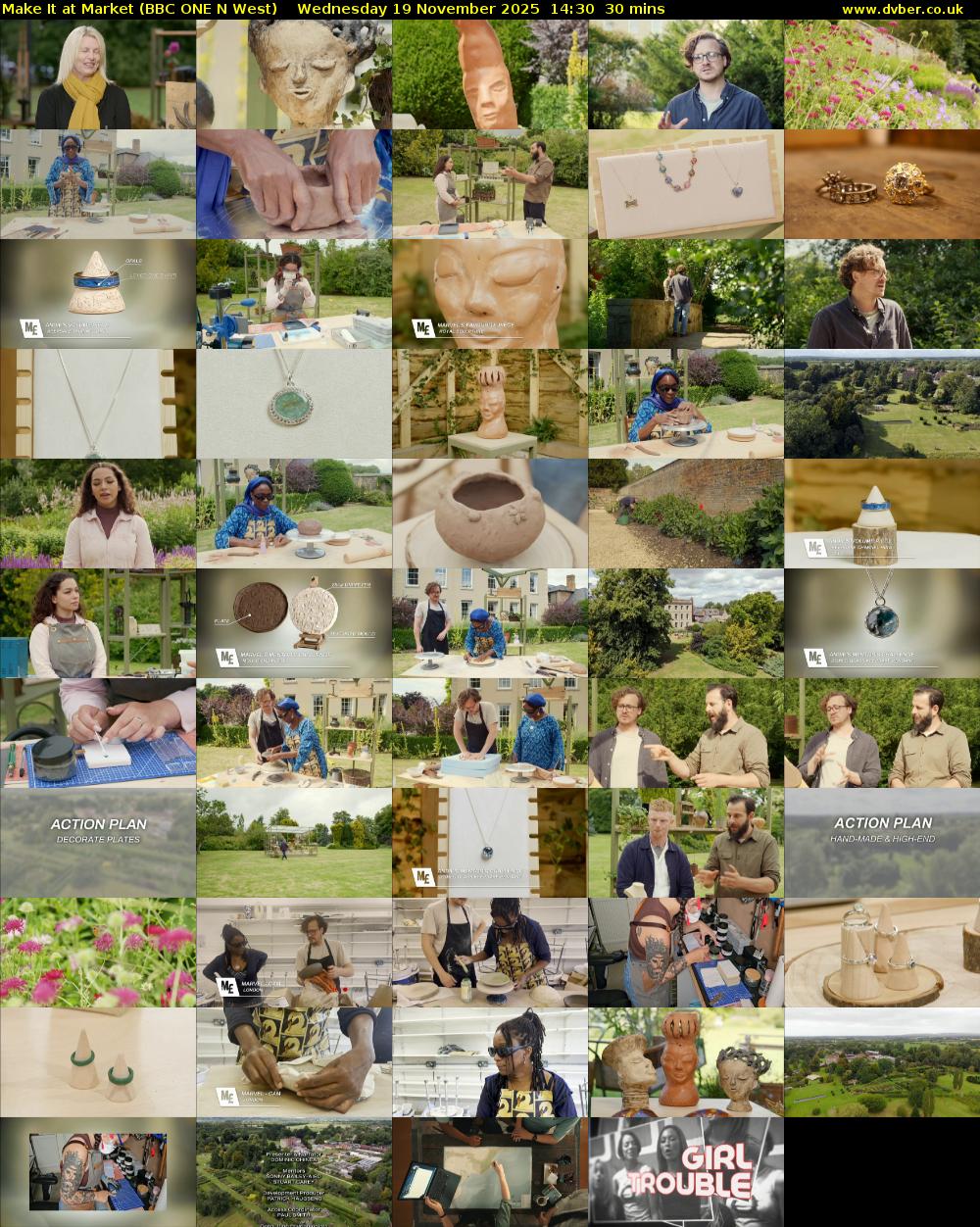 Make It at Market (BBC ONE N West) Wednesday 19 November 2025 14:30 - 15:00
