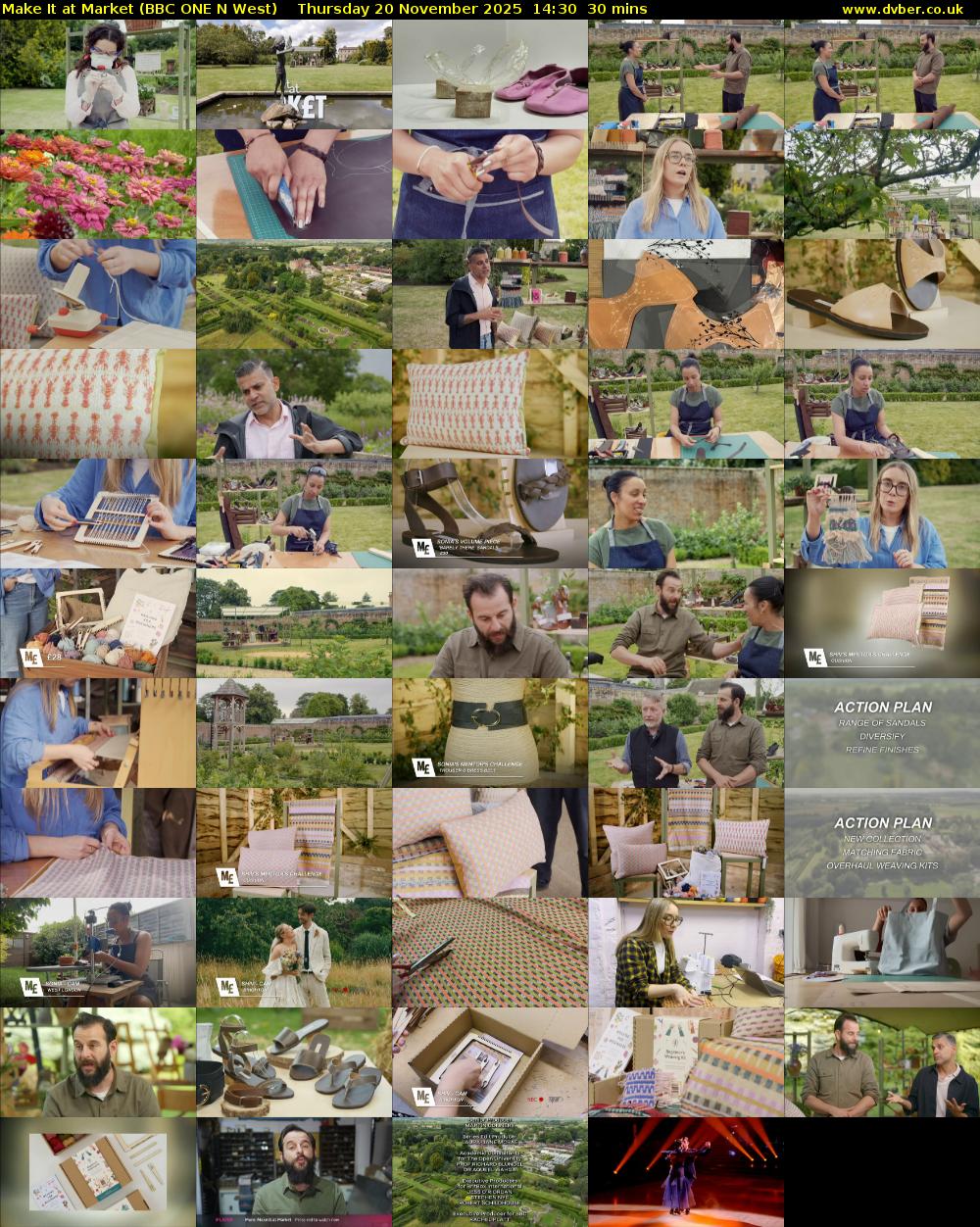 Make It at Market (BBC ONE N West) Thursday 20 November 2025 14:30 - 15:00